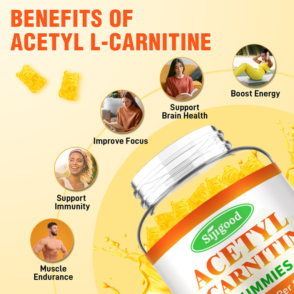 Sijigood acetyl L-carnitine gummies support focus during study sessions