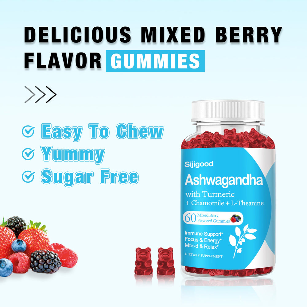 Sijigood gummies in hand for on-the-go wellness.