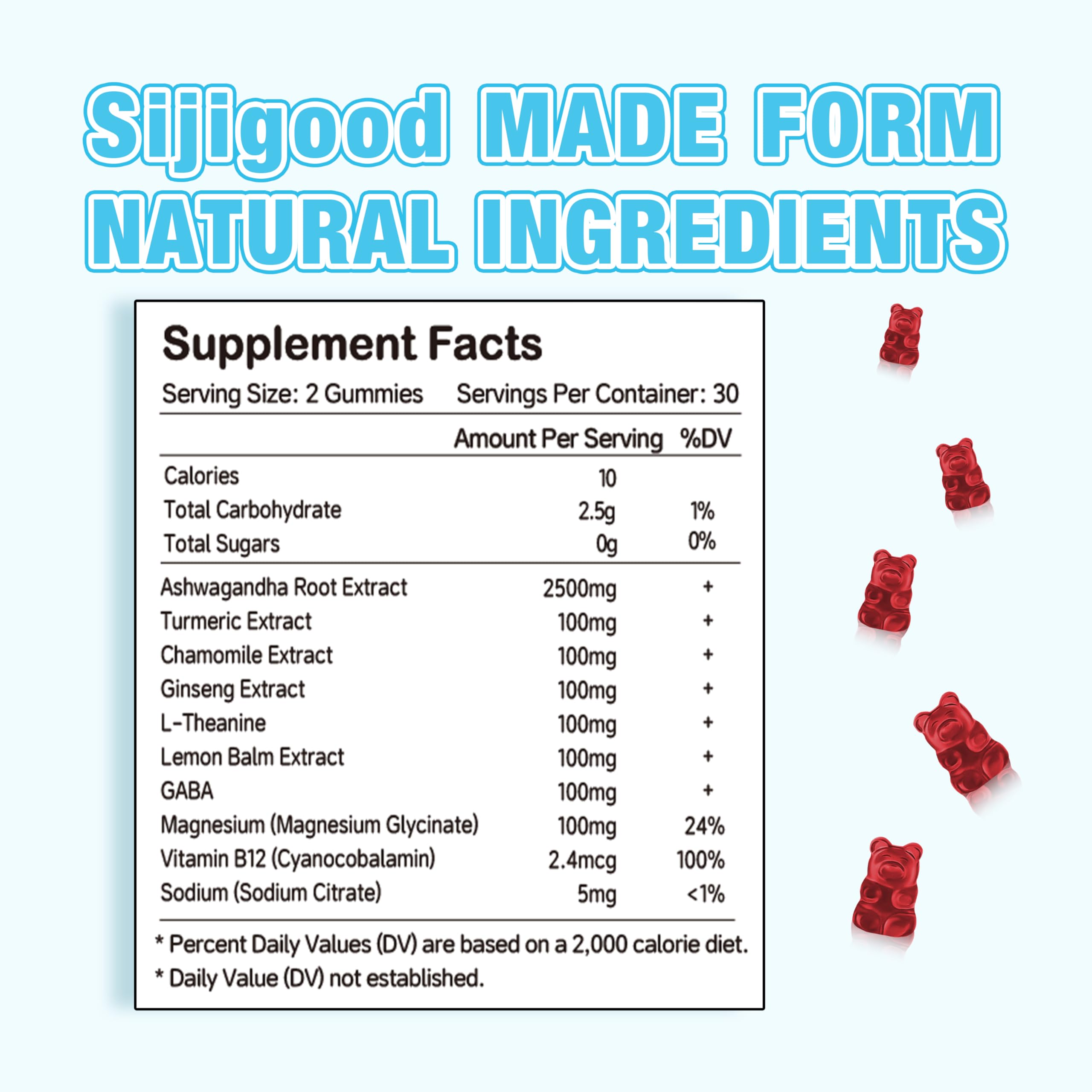 Sijigood label close-up highlights 10-in-one formula.