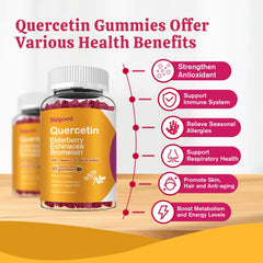 sijigood elderberry-echinacea-quercetin gummies pack for family routines