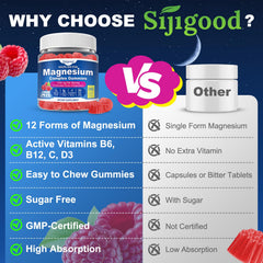 Sijigood gummies on a nightstand for a calming nightly routine.