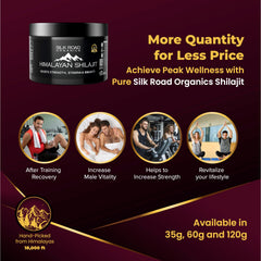 Silk Road Organics daily wellness routine shot with shilajit resin