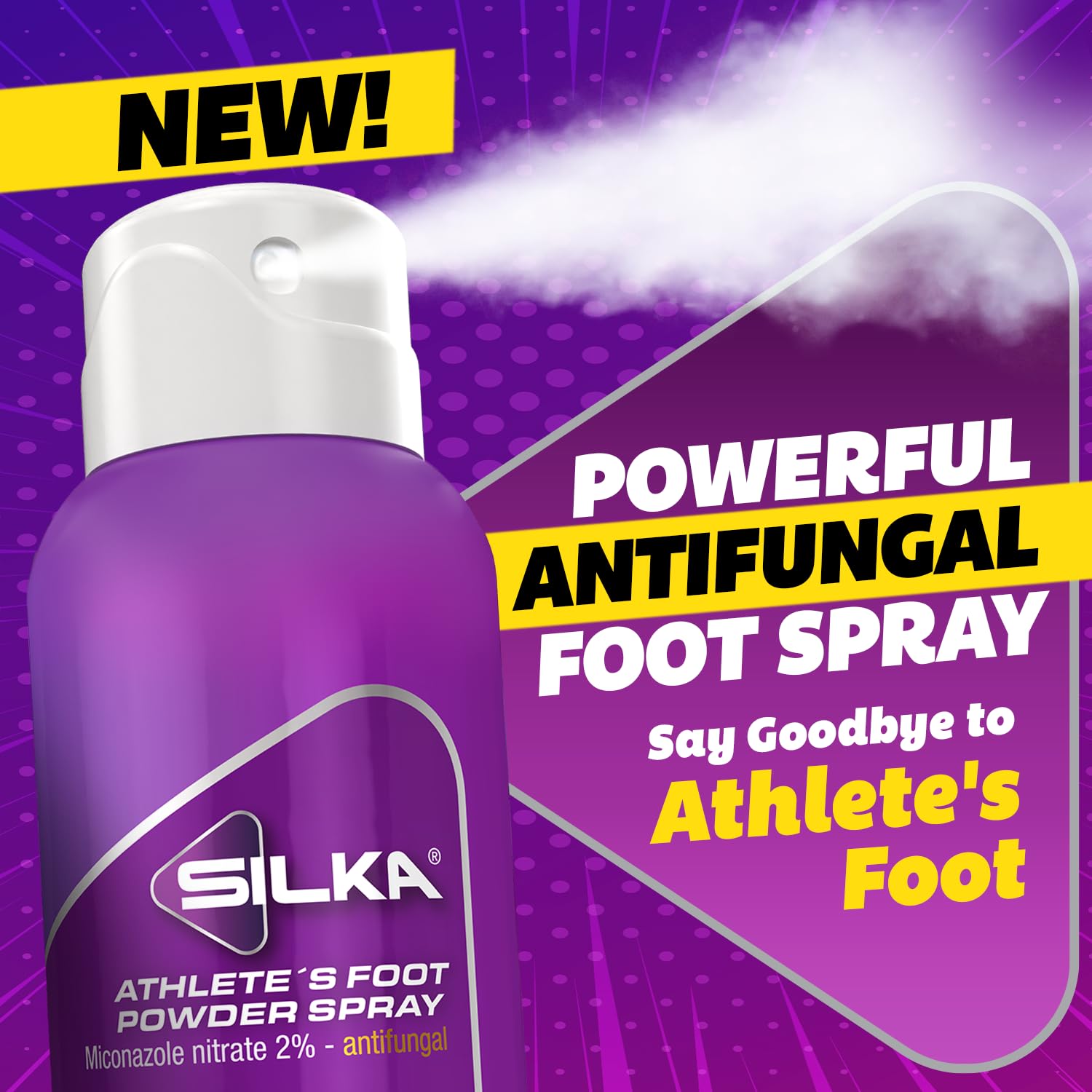 Silka between-toes application demonstrates targeted relief