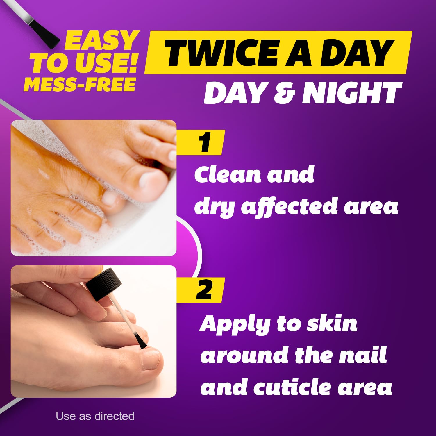 A thin Silka layer applied to clean, dry areas with minimal mess.