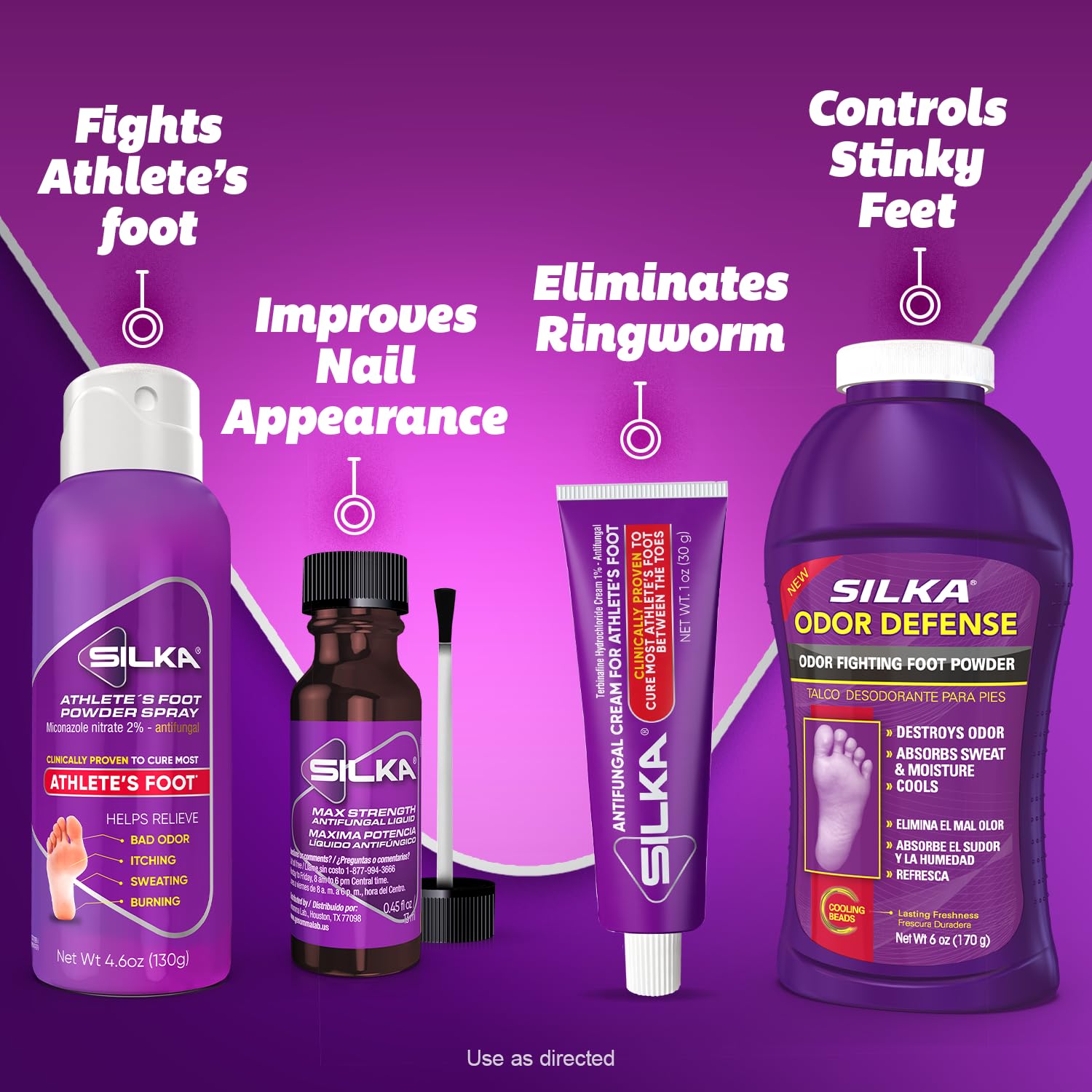 Silka Jock Itch Ringworm Cream shows targeted antifungal care on irritated skin.