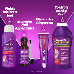 Silka Jock Itch Ringworm Cream shows targeted antifungal care on irritated skin.