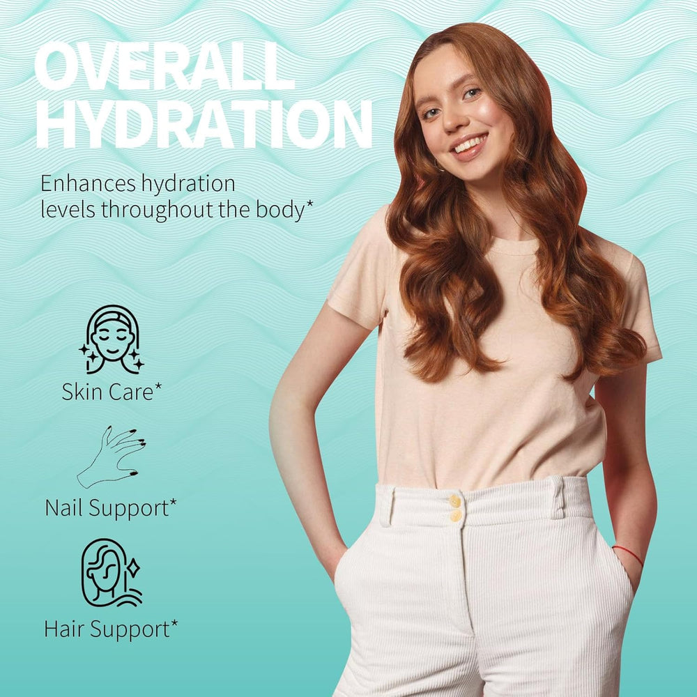 SILKMYST hyaluronic acid graphic illustrates skin hydration support