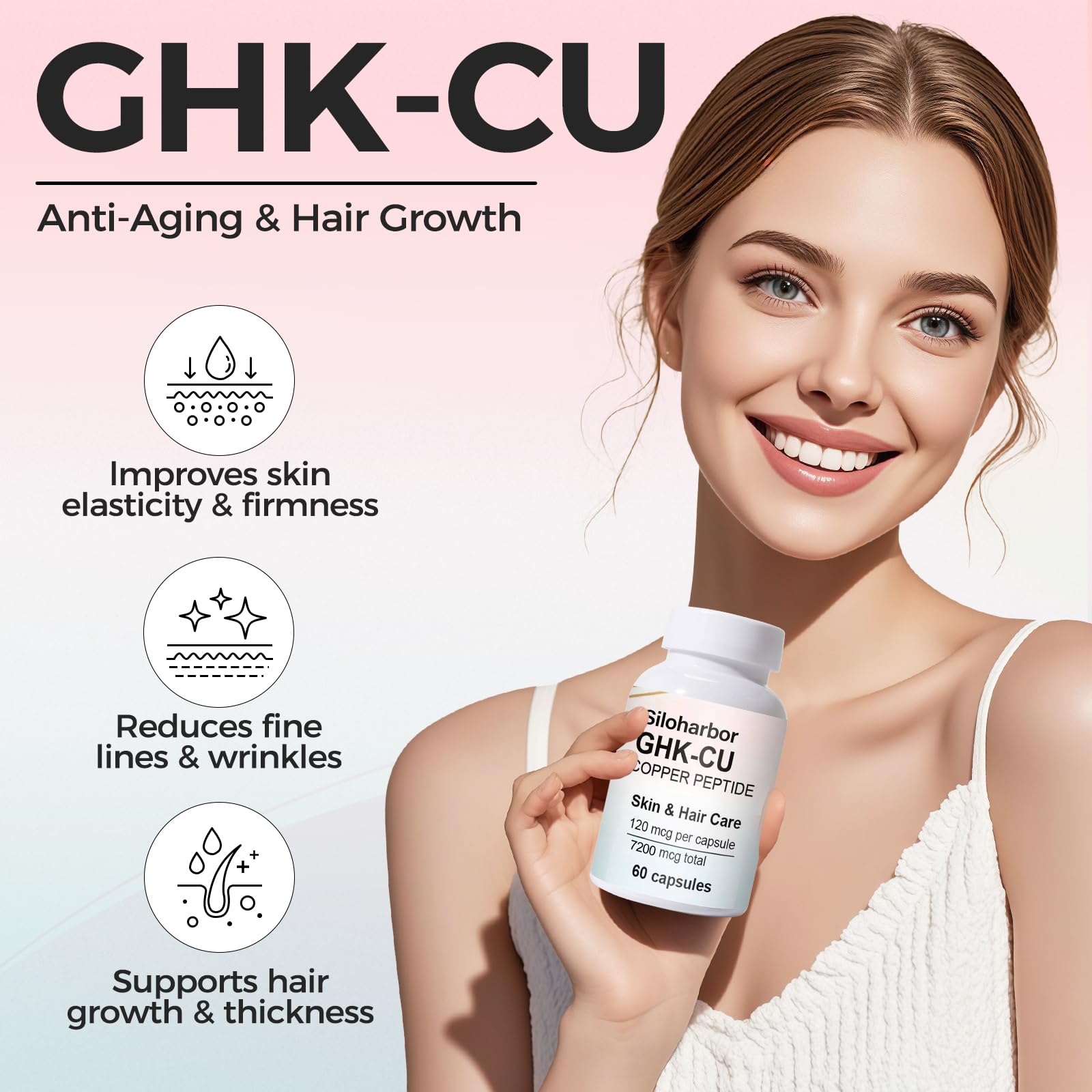 Close-up of pure, active ingredients in the GHK-Cu formula