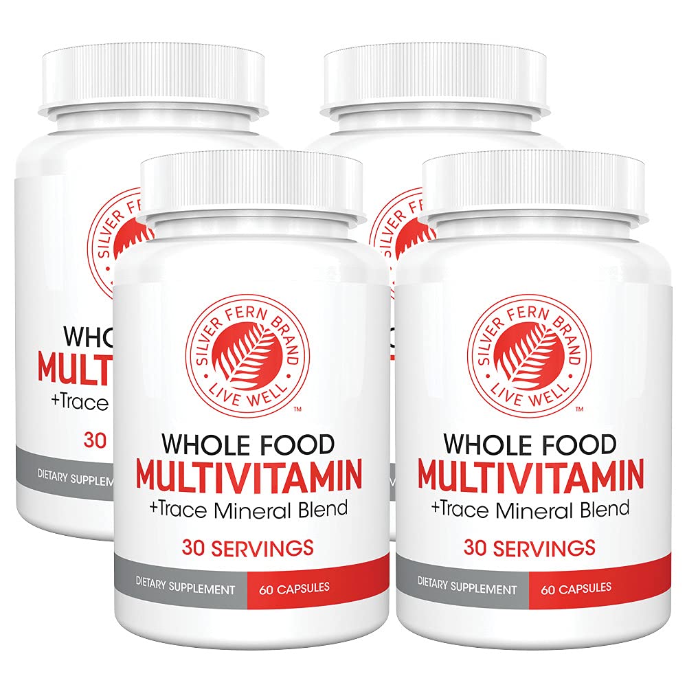Silver Fern bottle shot showcasing daily whole-food multivitamin packaging for everyday wellness