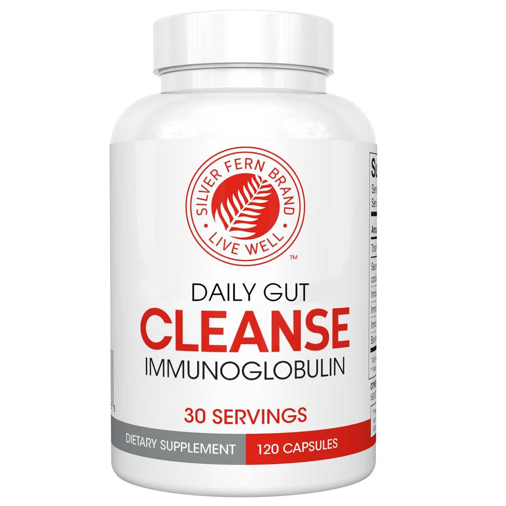 Silver Fern Cleanse bottle front view highlighting daily gut support