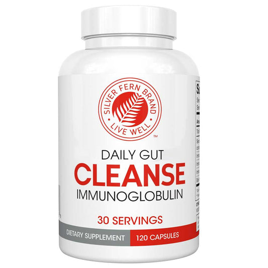 Silver Fern Cleanse bottle front view highlighting daily gut support