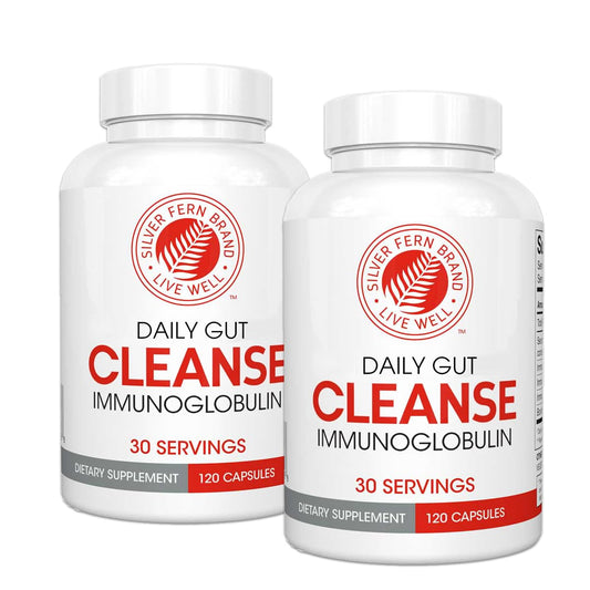Silver Fern Cleanse daily gut bottle for convenient digestive support.