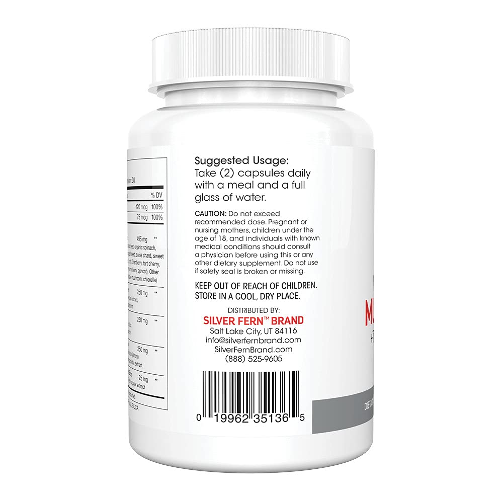 Silver Fern 60 capsules in a 30 day daily-use supply