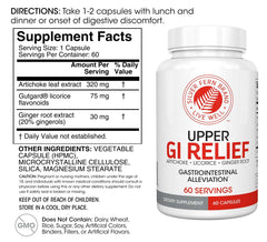 Silver Fern GI Relief bottle side view highlighting capsules for easy daily use.