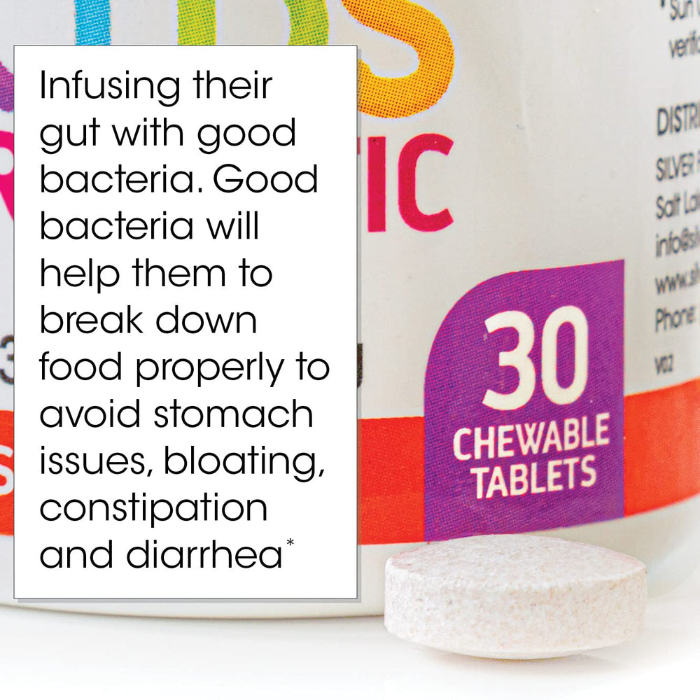Silver Fern Kids Probiotic gluten-free symbol close-up