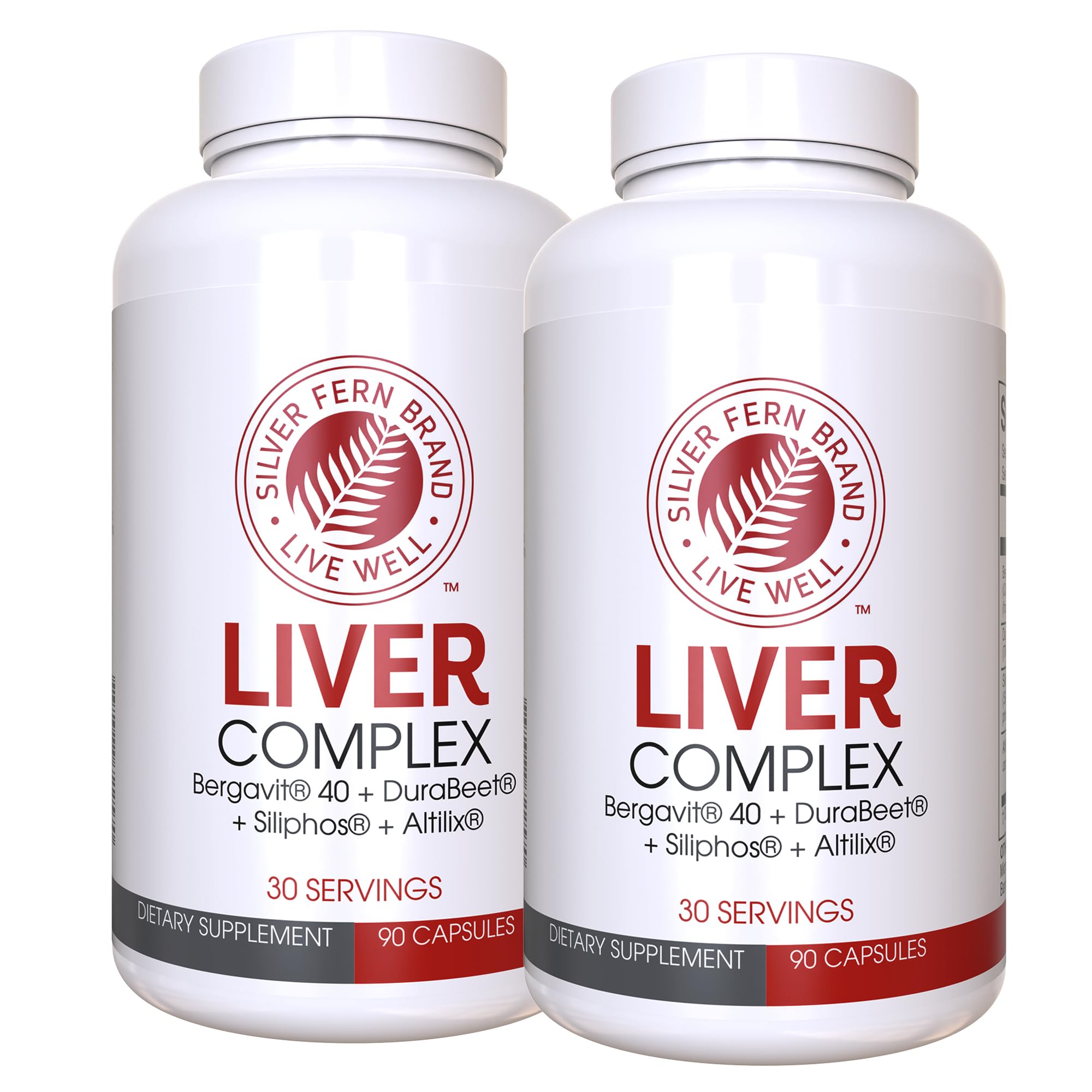 Silver Fern Liver Complex bottle front view for daily liver support
