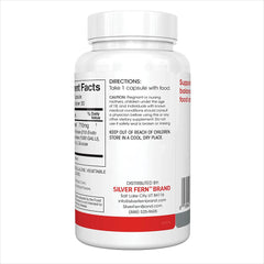 Silver Fern Tolerase L capsule highlights lactose digestion support.