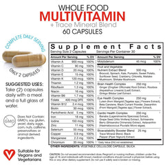 Silver Fern trace minerals label closeup highlighting mineral blend for balanced nutrition