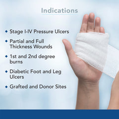 Silver-Sept keeps wounds clean with a moisturizing barrier.