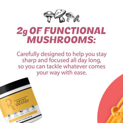 Lions Mane ingredient highlighted for clearer thinking and better focus