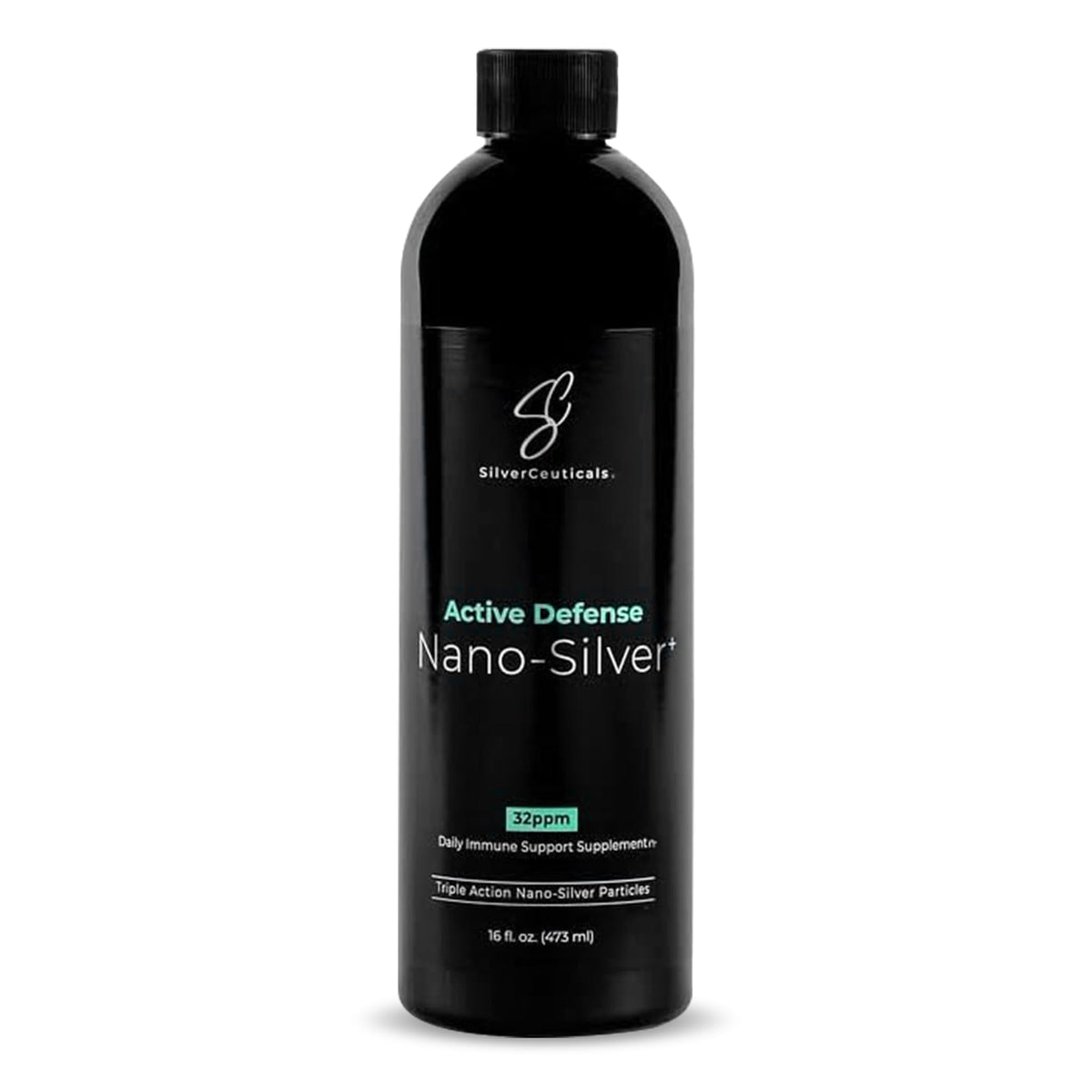 SilverCeuticals nano silver bottle 16oz for everyday use.