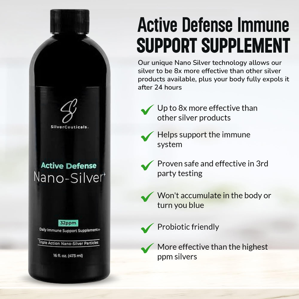 SilverCeuticals nano silver applied topically on skin.