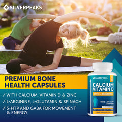 Silverpeaks daily-use bottle with capsules for routine supplementation