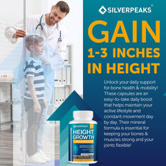 Capsules from Silverpeaks Growth Capsules being taken for a daily dose.