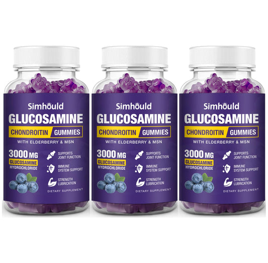 Simhould glucosamine chondroitin gummies bottle for easy daily joint support.