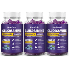 Simhould glucosamine chondroitin gummies bottle for easy daily joint support.