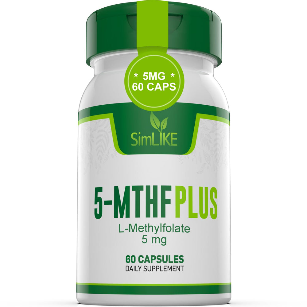 Simlike Active Folate bottle front for daily methylation support