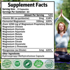 Simlike nine-forms magnesium infographic communicates absorption benefits.