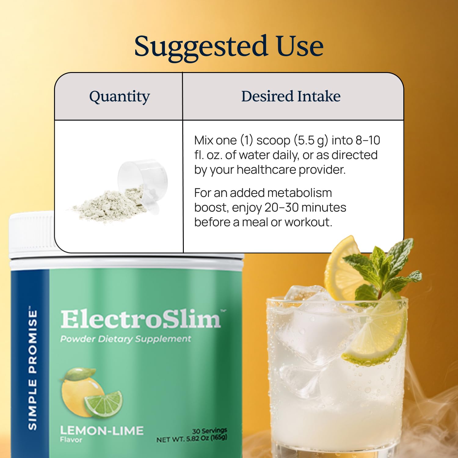 Active lifestyle hydration with peach flavored ElectroSlim during training.