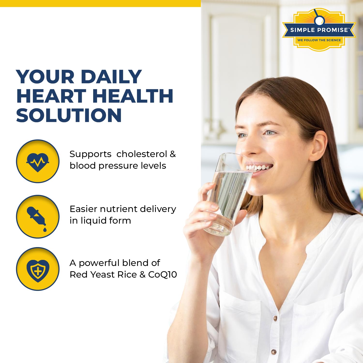 CoQ10 and Red Yeast Rice blend label emphasizes cardiovascular wellness.
