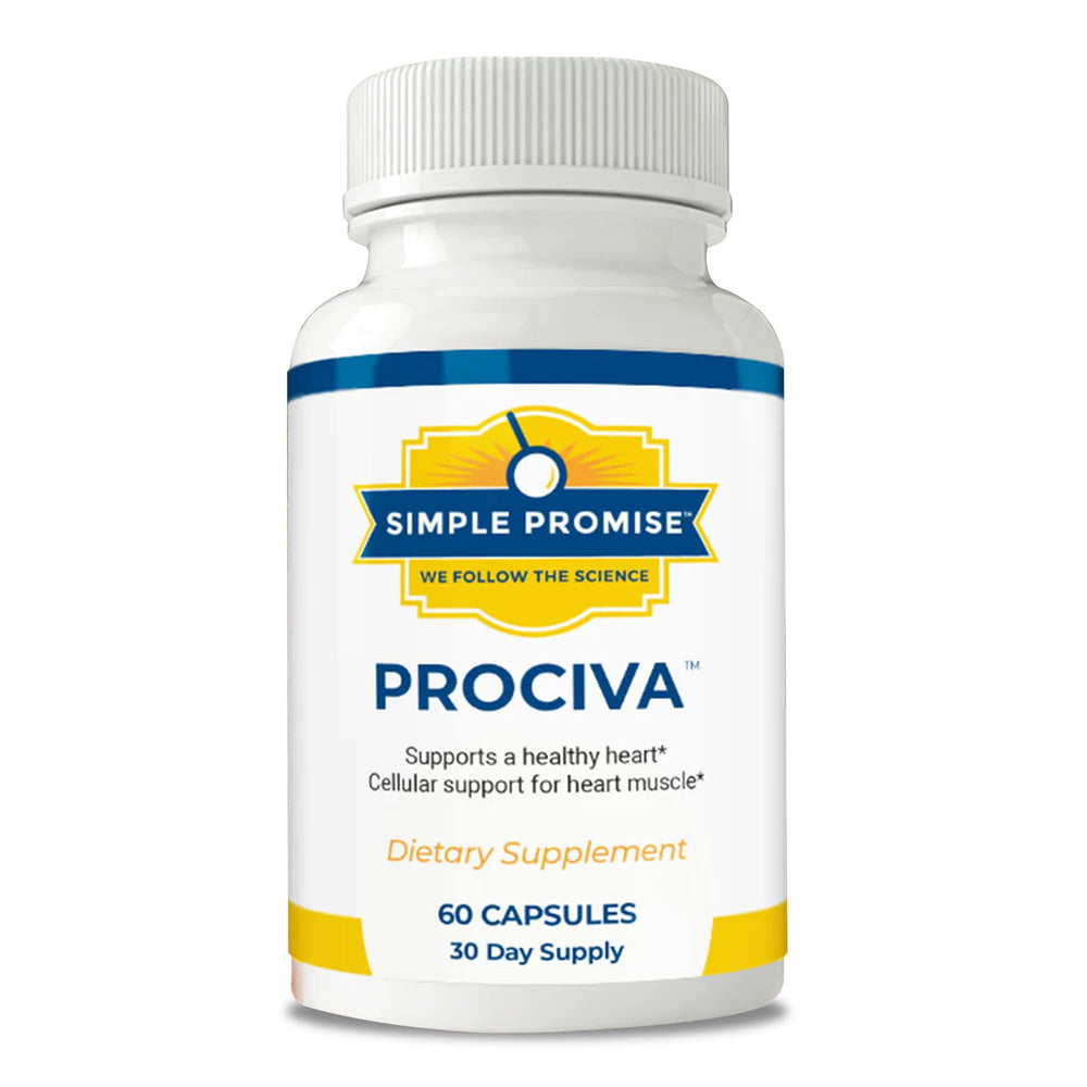 Simple Promise Prociva bottle front suggesting daily heart health support