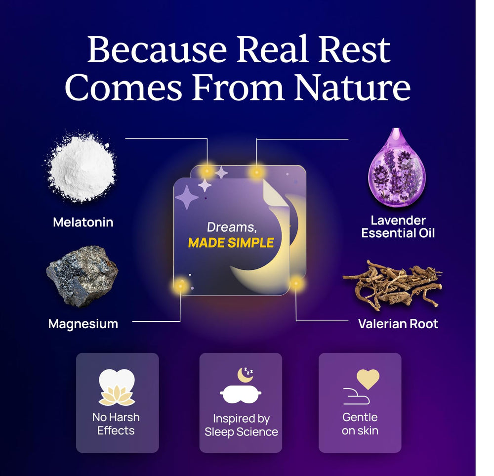 Zerava Sleep Patch being applied before bed signals a simple nightly routine.