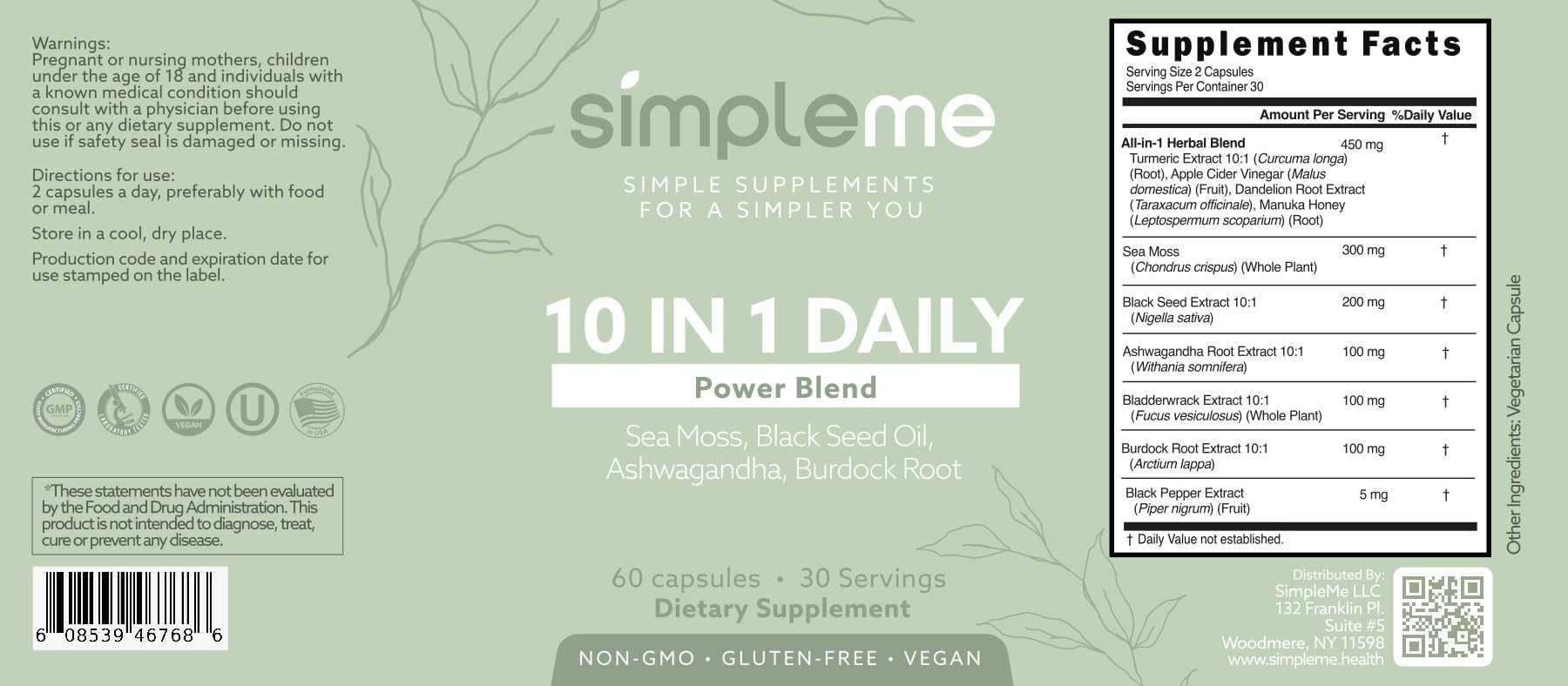 SIMPLEME manuka honey capsule close-up highlighting immune-health inspired use