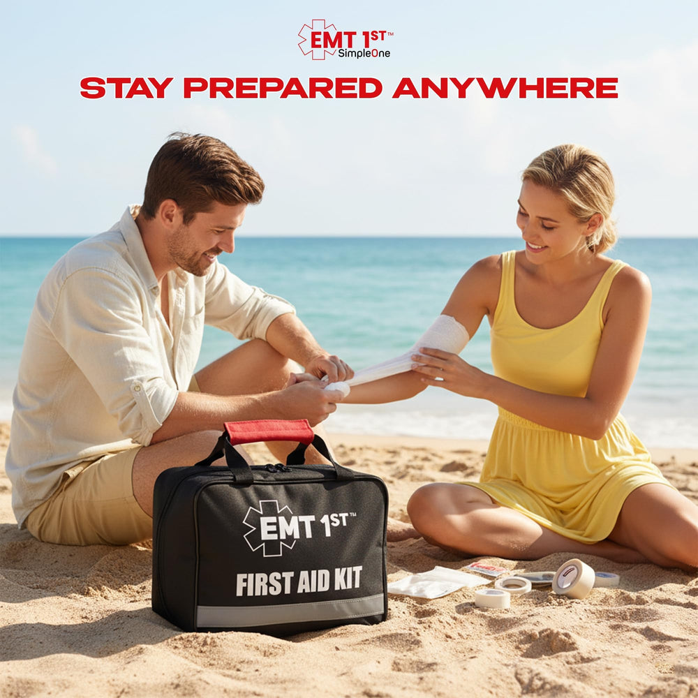 Simpleone EMT kit with organized compartments for quick access.