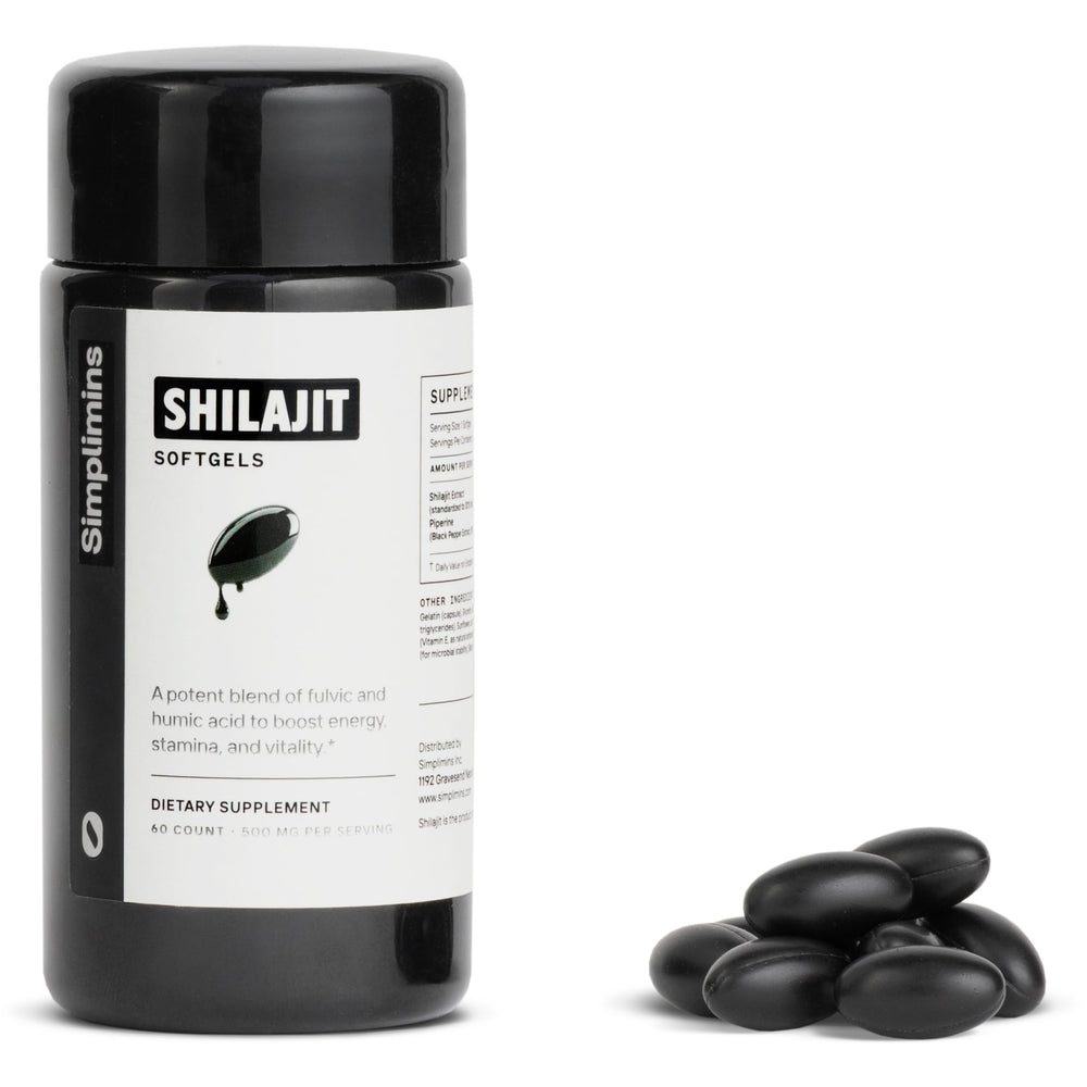 Simplimins softgel pour demonstrates easy dosing and mess-free use.