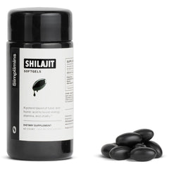 Simplimins softgel pour demonstrates easy dosing and mess-free use.