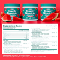 Simply Blossom Daily Greens scoop ready for a quick, convenient serving.