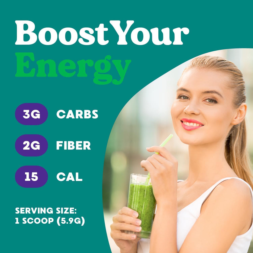 Simply Blossom greens powder in smoothie bowl shows tasty, colorful daily ritual