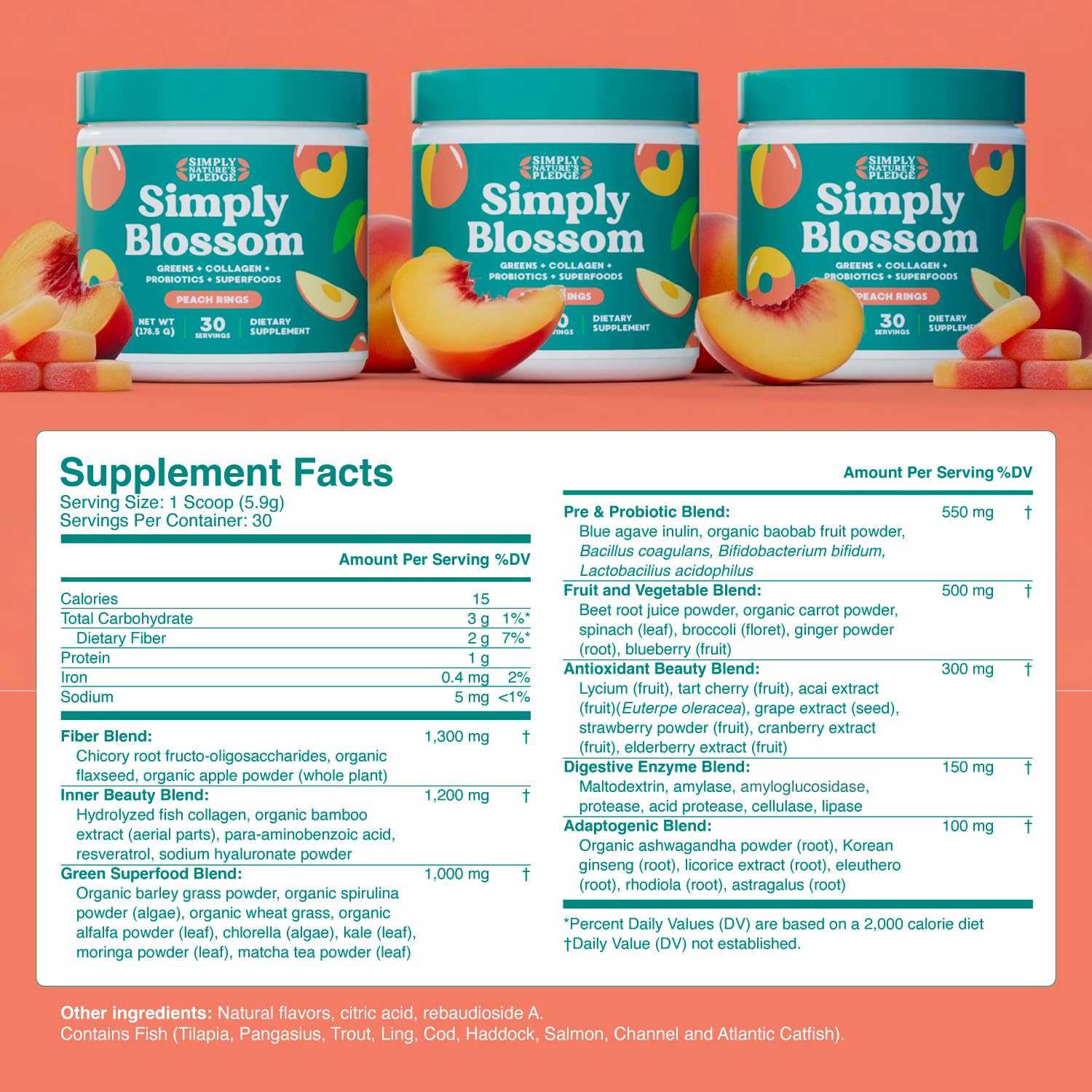 Simply Blossom scoop dispenser enables quick, consistent daily servings