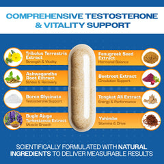 Simply Elevated Alpha-GT ingredient icons illustrating key nutrients for recovery