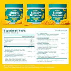 Simply Nature's Pledge collagen-probiotics blend bottle for gut-friendly support
