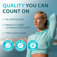 NAD+ Elite capsule close-up with green tea and CoQ10 visuals for antioxidant blend