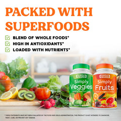 Non-GMO and soy-free badge alongside Simply Nature's Pledge bottle for clean label appeal.