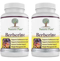 Simply Natures Pure berberine bottle front showing premium supplement packaging