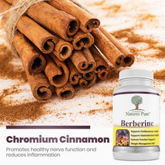 Heart and circulation cue with Simply Nature's Pure berberine.