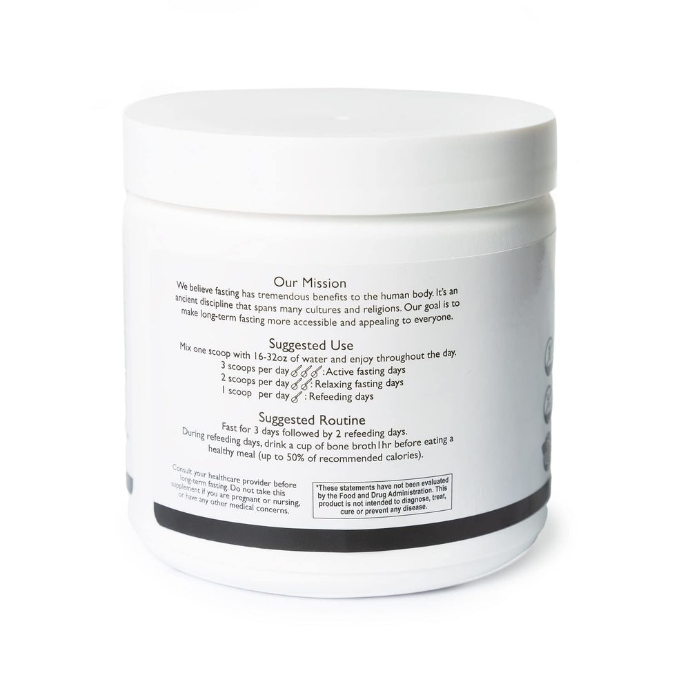 Simply Primal Waterfast ingredients featuring pink Himalayan salt.